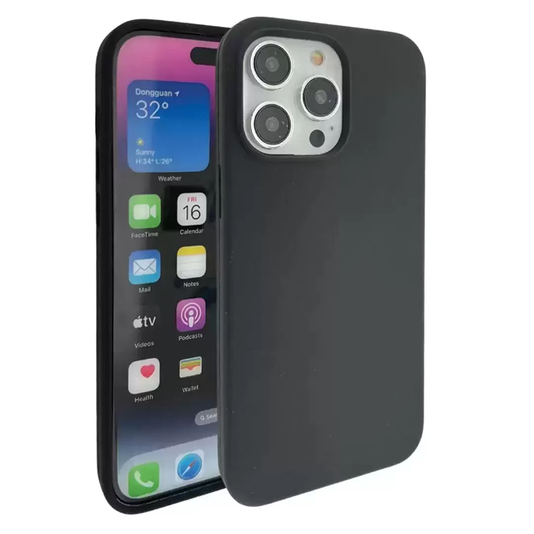 iPhone 12/iPhone 12 Pro Soft Touch Case Black